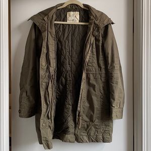 Army Green Thick Utility Jacket